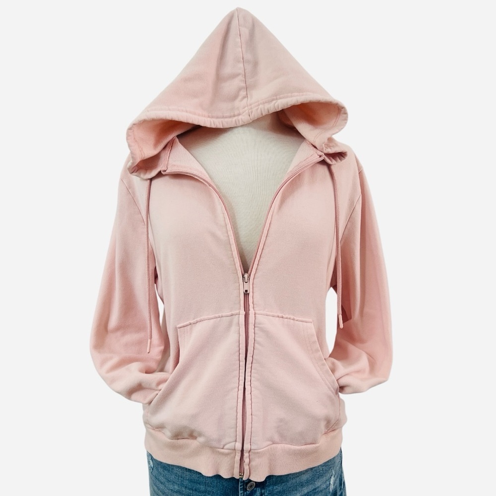 EDDIE BAUER - BLUSH Pink Zip-Up HOODIE